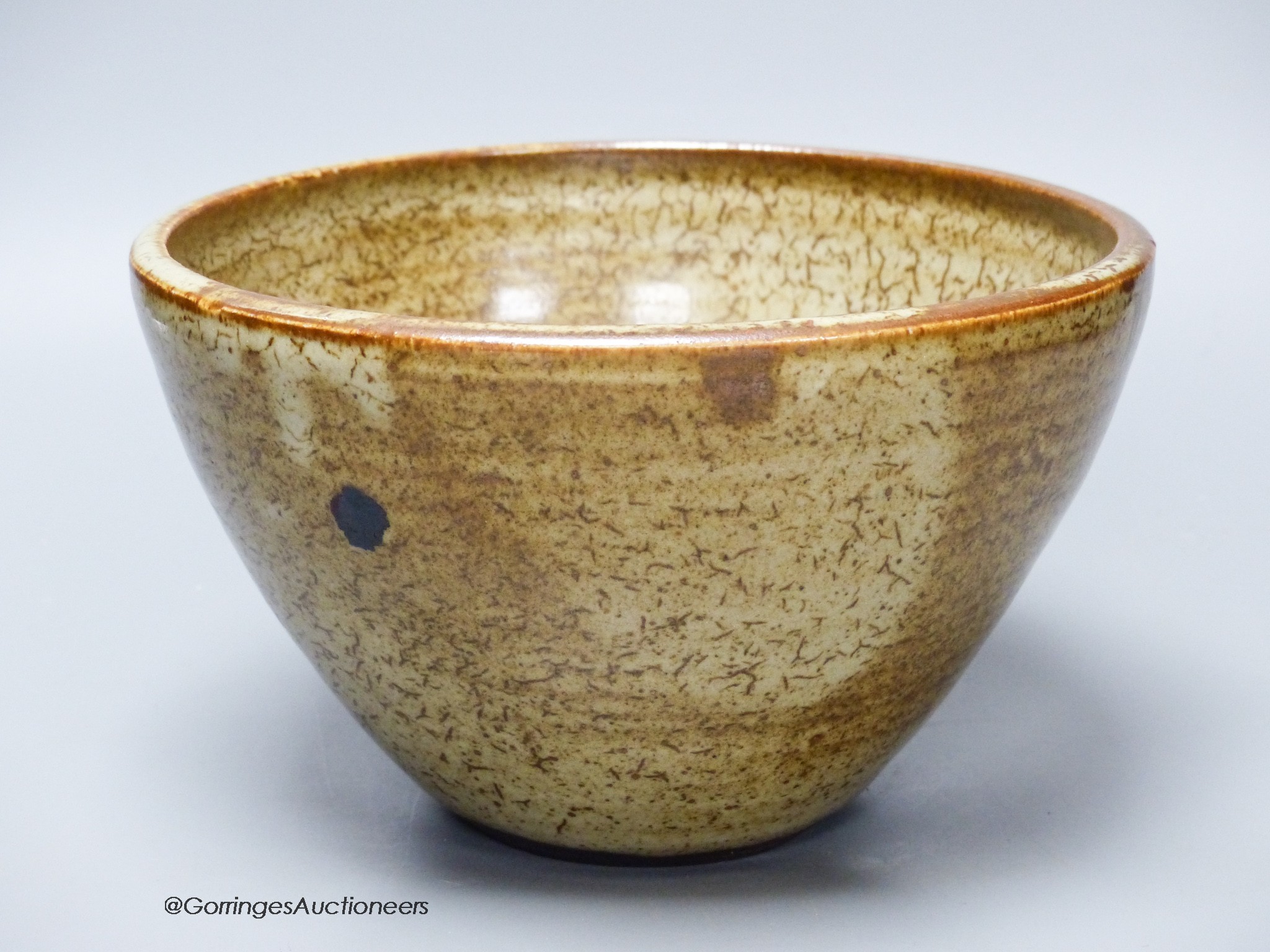 An Aylesford studio pottery bowl in David Leach style 22cm diameter